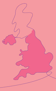 drawing of the UK