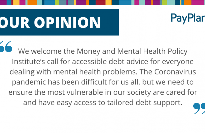 Mental Health – PayPlan supports calls to improve access to debt advice