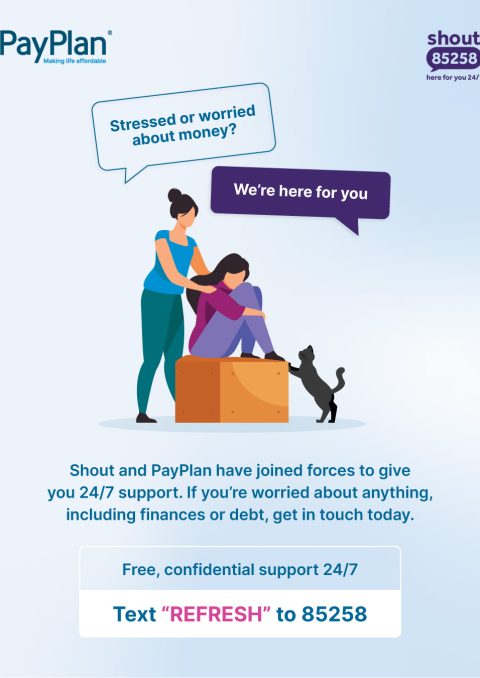 PayPlan partners with mental health support service SHOUT