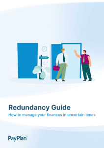 Financial wellbeing redundancy guide